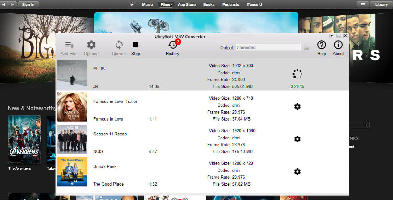 Convert M4V video to MP4