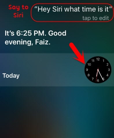 open siri