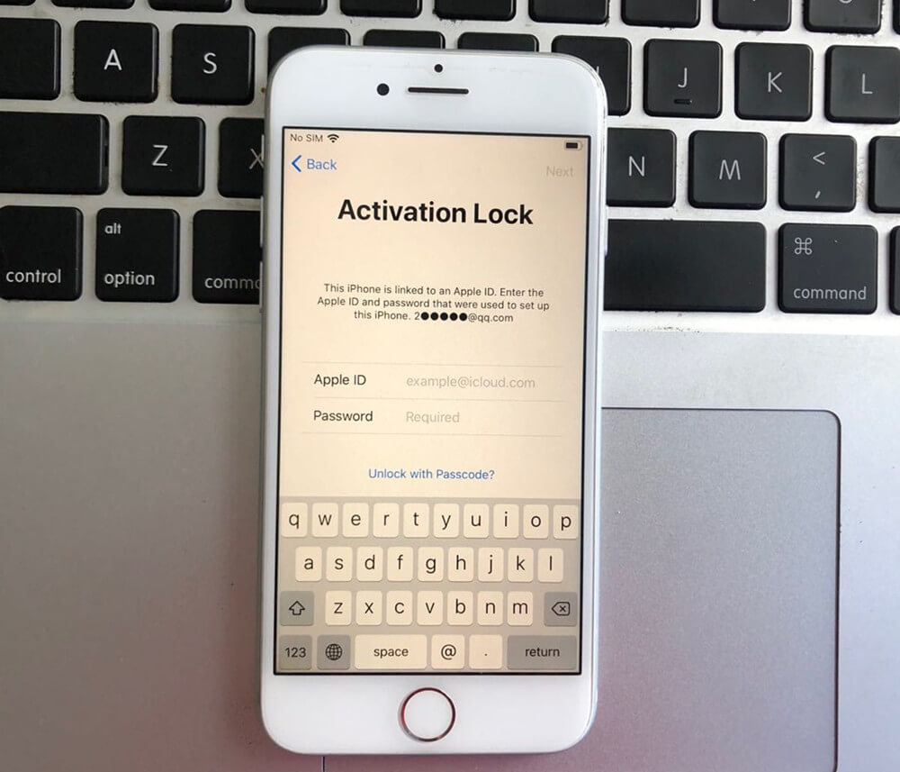 Apple ID Activation Lock on iPhone