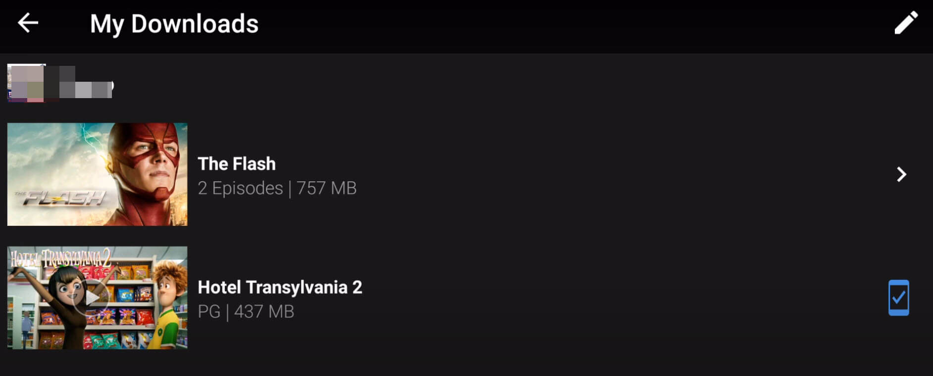 My Downloaded Netflix movies