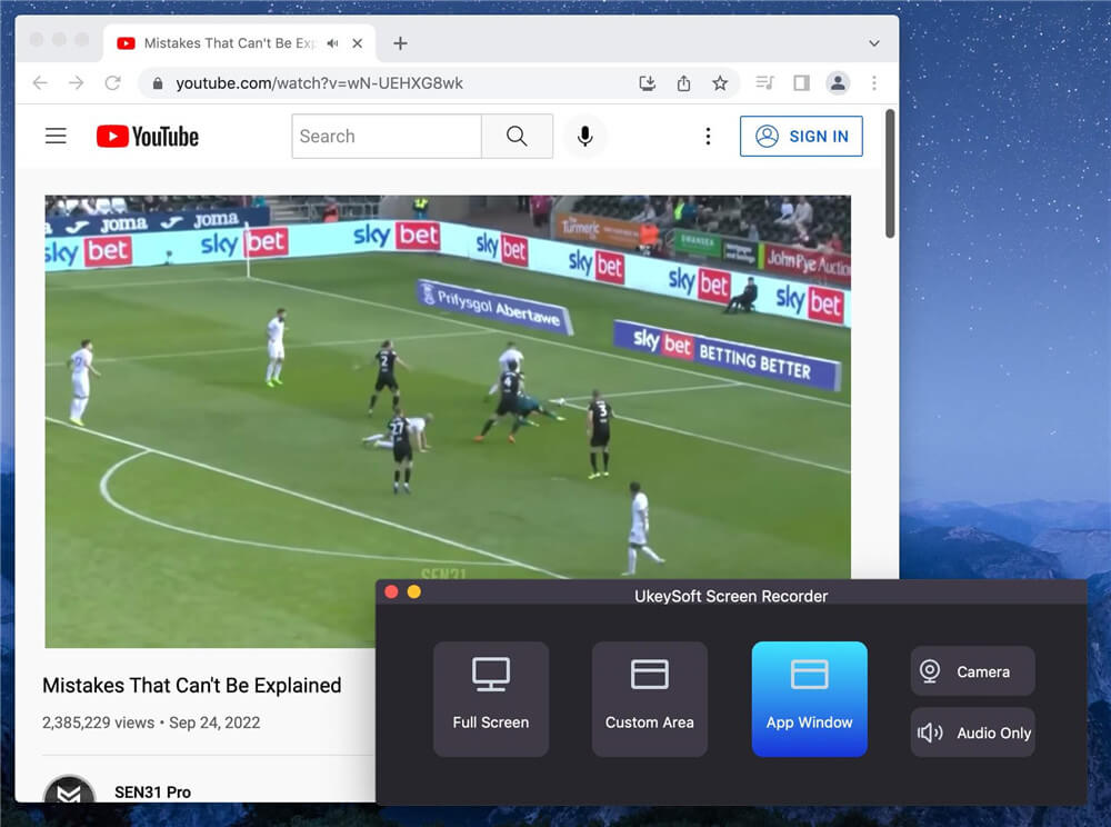 select app window mode